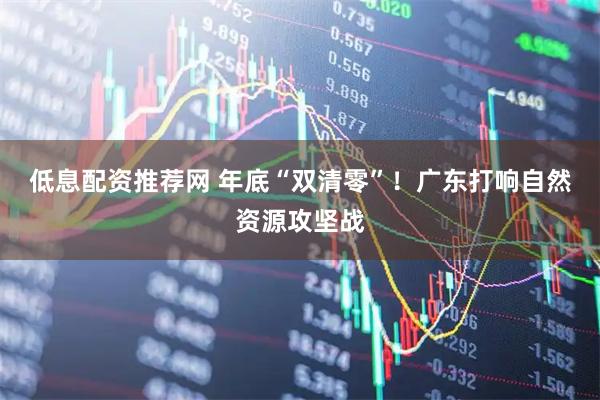低息配资推荐网 年底“双清零”！广东打响自然资源攻坚战